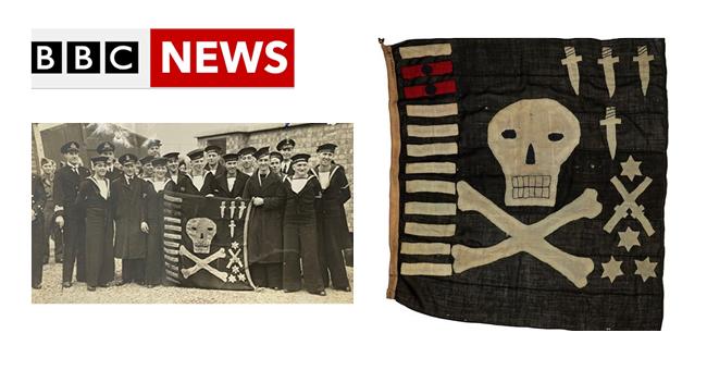 WWII submarine's Jolly Roger flag sells for £13,000 at auction